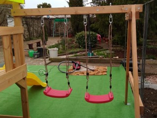 Детская площадка Babygarden Play 10 качели на цепях