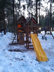 Детский игровой комплекс Fort Deluxe-2 из дерева